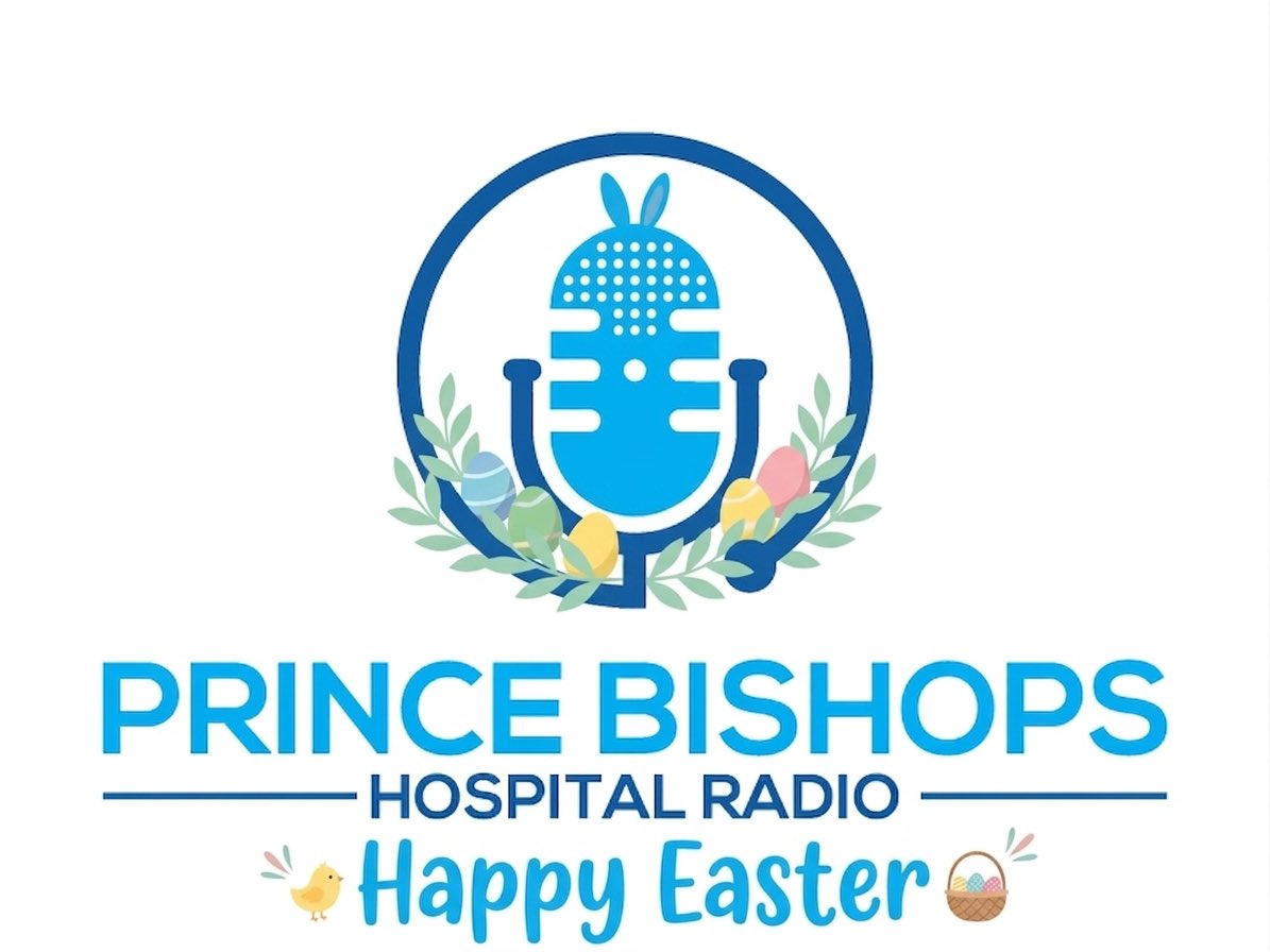 pbhradio's tweet photo. Happy Easter from all of us at Prince Bishops Hospital Radio! Sending extra joy and sunshine (after storm Dave has passed) to every ward and department today. 🐣✨ https://t.co/lrL91wHGho