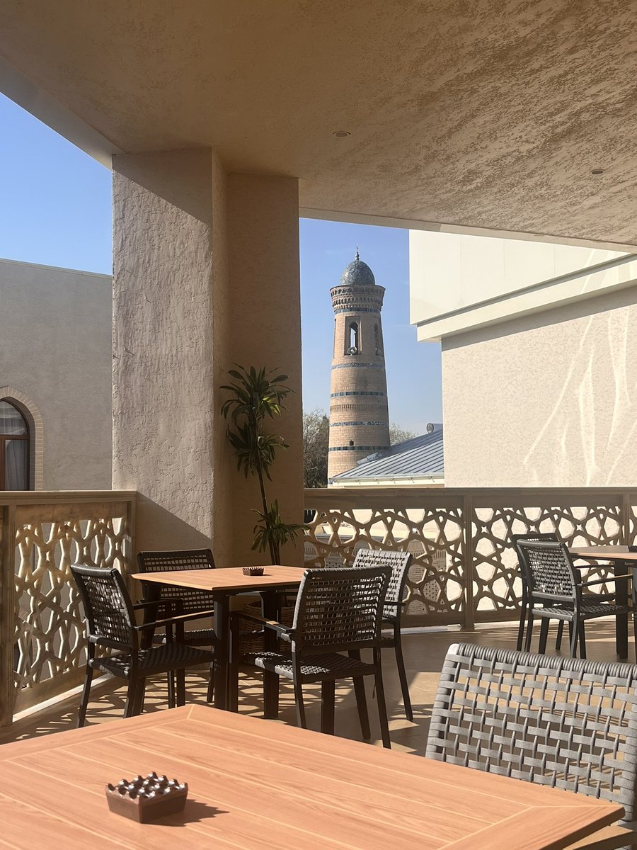 UZAmbassador's tweet photo. I’m a big fan of the new Farovon Hotel in Tashkent. It’s in a good location, has oodles of character, & GM Lola Mirzaeva & her team are really on the ball. #presstrip https://t.co/Gd39GBA6L4 https://t.co/gpoYhaxNl4