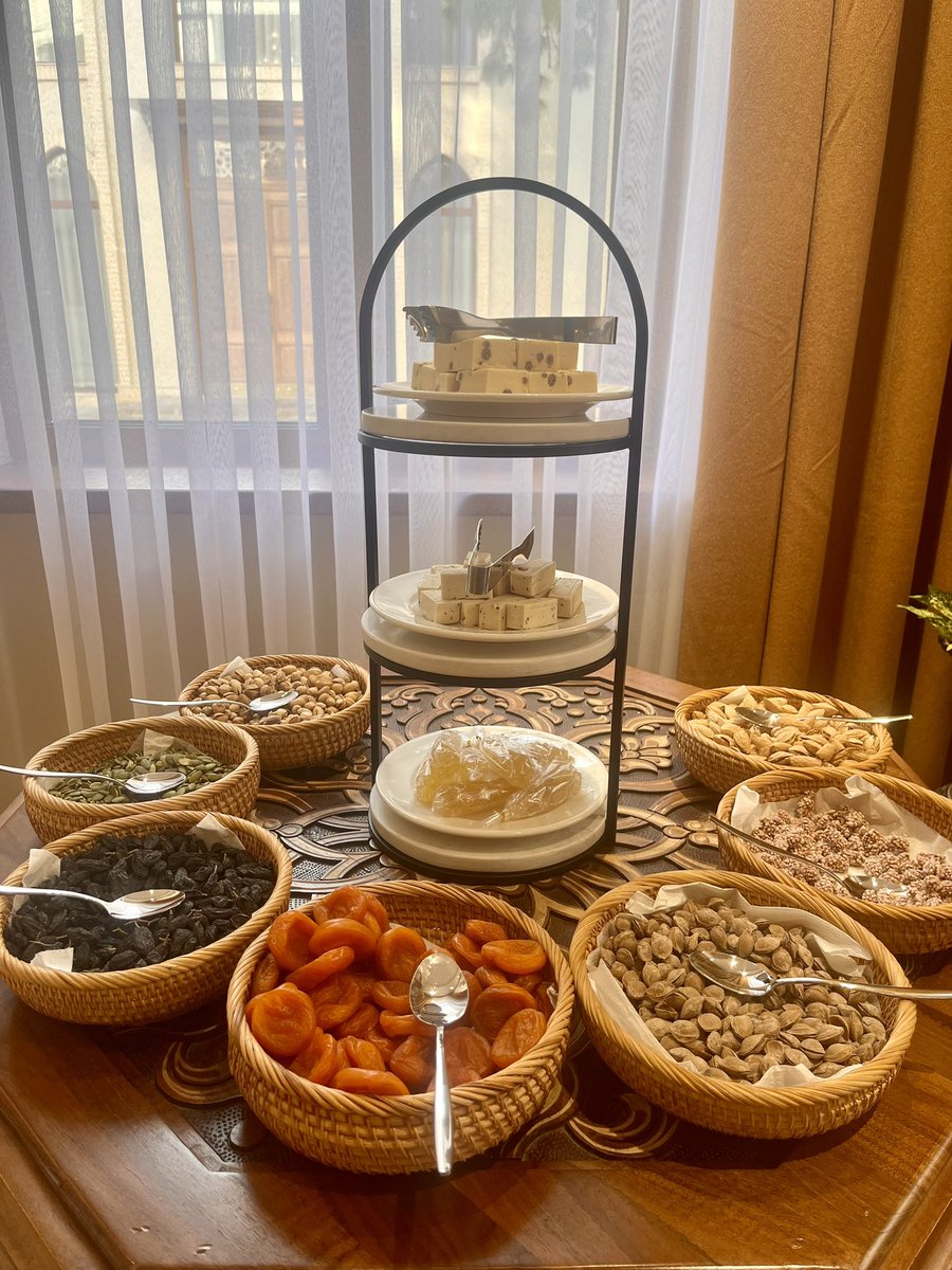 UZAmbassador's tweet photo. I’m a big fan of the new Farovon Hotel in Tashkent. It’s in a good location, has oodles of character, & GM Lola Mirzaeva & her team are really on the ball. #presstrip https://t.co/Gd39GBA6L4 https://t.co/gpoYhaxNl4