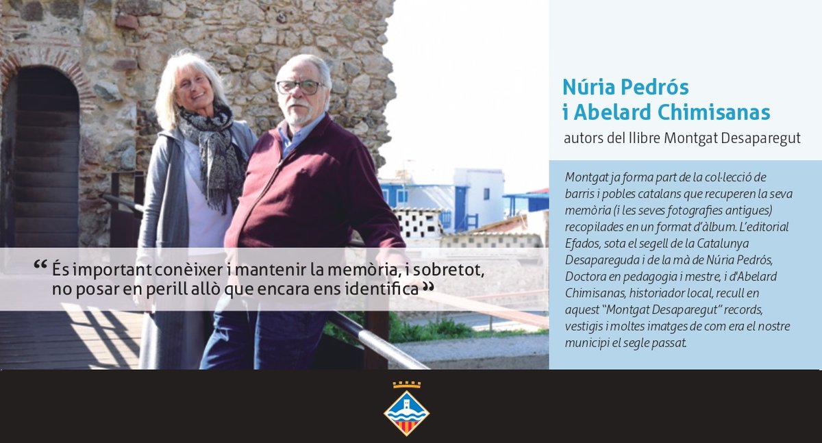 Montgat's tweet photo. Ja pots descobrir  “Montgat Desaparegut”, de @NuriaPedrosPons i @chimiacj.
📖 Entrevista a la contraportada d'abril 
Llegeix-la i fes-te amb un exemplar per rememorar la història desapareguda de #Montgat
👉 https://t.co/XxFgG2J3U9
#santjordi2026 #llibres #maresme https://t.co/yxIjcfOVpb