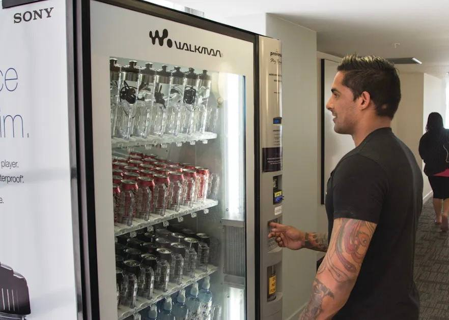 Y2K_DOTCOM's tweet photo. bottled walkman vending machine https://t.co/ZzZcSDJVMW