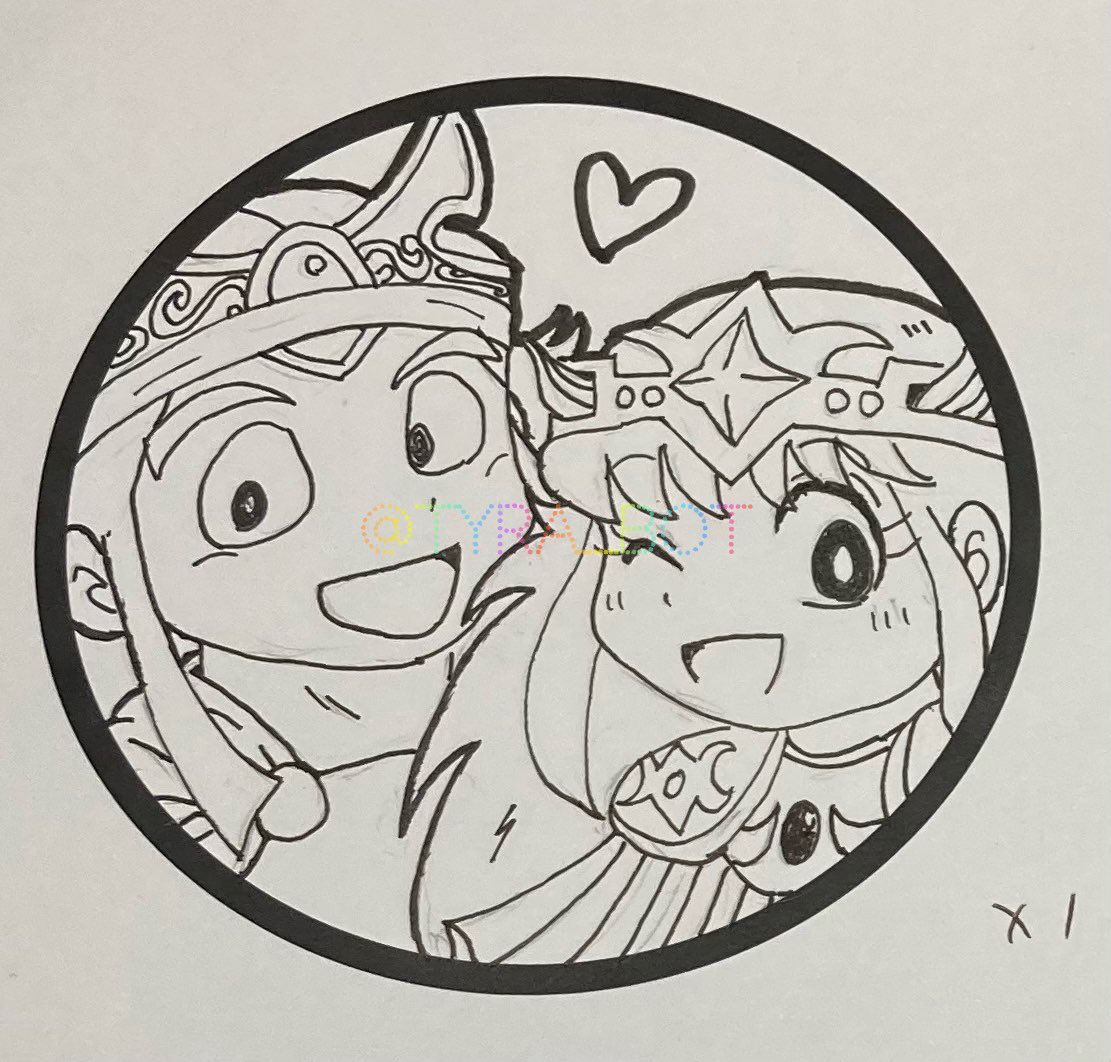 元絵。