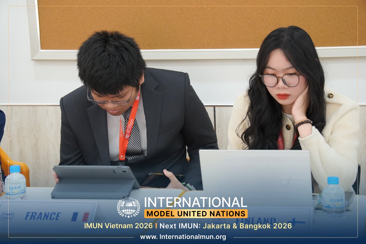 imunofficial's tweet image. Day Two at IMUN Vietnam | Ho Chi Minh City 📸
Where ideas deepened, debates intensified, and leadership truly came alive. 🌍

Missed this one? Don't worry — join us at our next conference in Jakarta, 28–30 July 2026.

#IMUN #DayTwo #Vietnam #GlobalLeaders