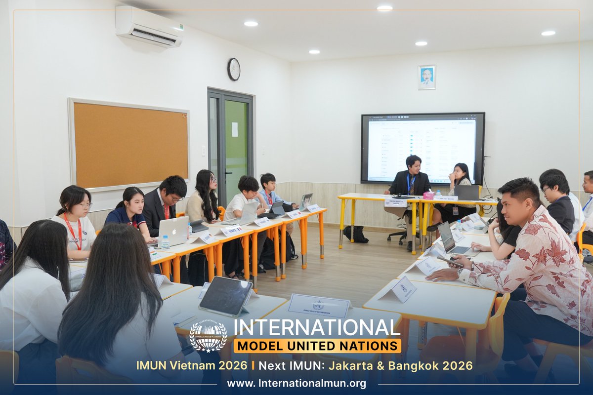 imunofficial's tweet image. Day Two at IMUN Vietnam | Ho Chi Minh City 📸
Where ideas deepened, debates intensified, and leadership truly came alive. 🌍

Missed this one? Don't worry — join us at our next conference in Jakarta, 28–30 July 2026.

#IMUN #DayTwo #Vietnam #GlobalLeaders
