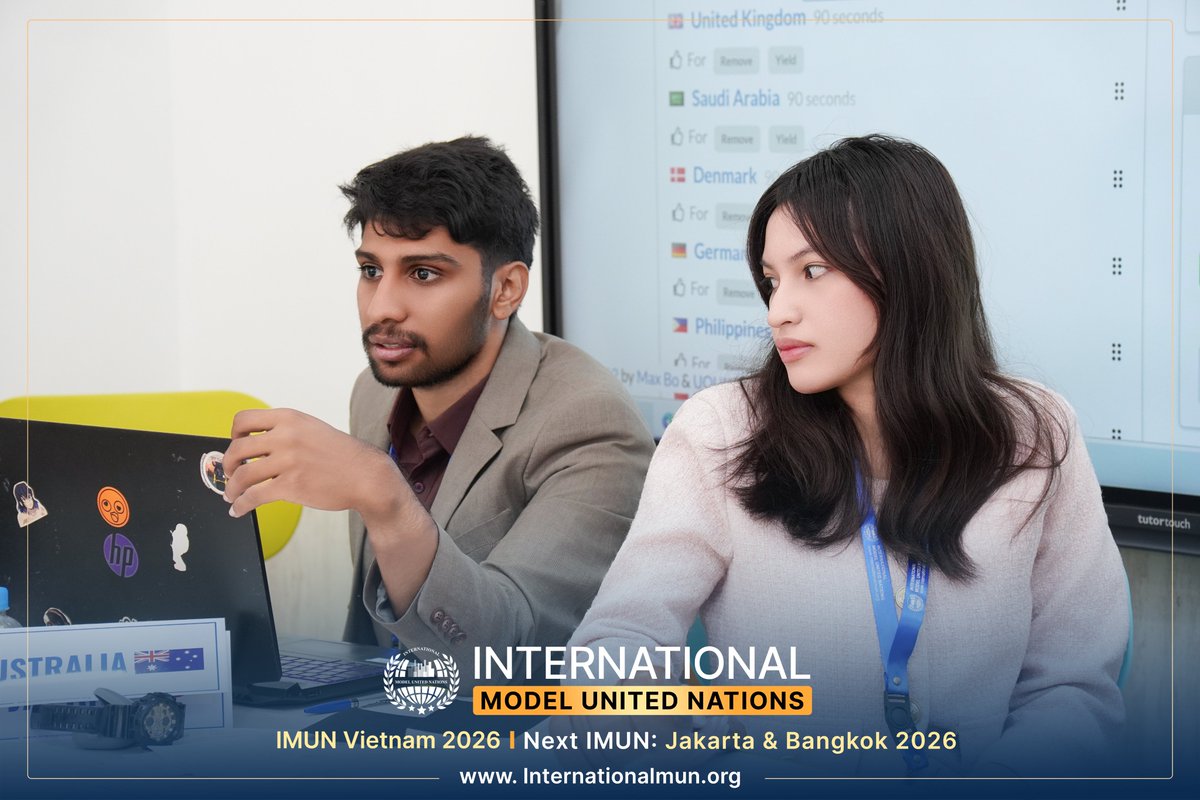 imunofficial's tweet image. Day Two at IMUN Vietnam | Ho Chi Minh City 📸
Where ideas deepened, debates intensified, and leadership truly came alive. 🌍

Missed this one? Don't worry — join us at our next conference in Jakarta, 28–30 July 2026.

#IMUN #DayTwo #Vietnam #GlobalLeaders