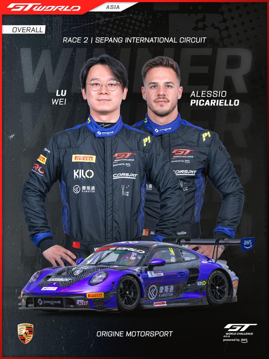 GT World Challenge Asia Powered by AWS tweet media