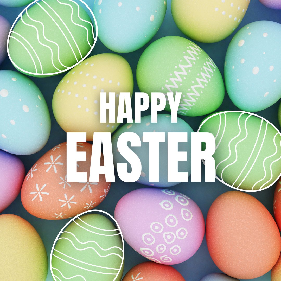 Wishing everyone a day filled with fresh starts, bright moments, and time spent with the people who matter most. Happy Easter! 🌷
