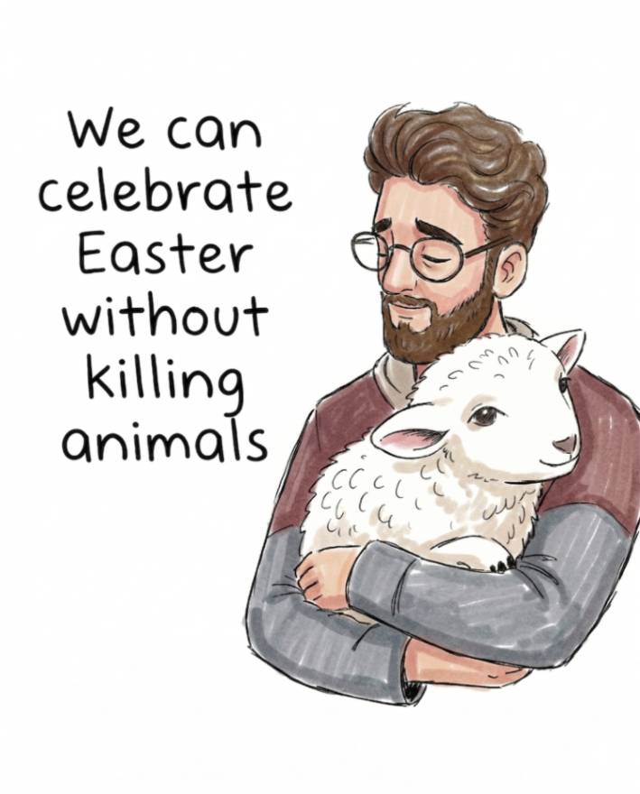 teamveganfta's tweet image. Millions of animals lose their lives every year for “tradition,” but we have a choice. 🌱

Celebrate with compassion! 🙏🐑

#compassion #veganshare #easterweekend