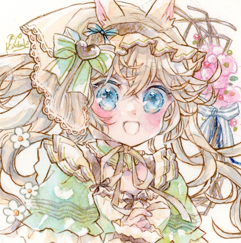 【香月 稜】ジュンク堂原画棚◆4/15-19「アネモネの鉢」展 tweet media