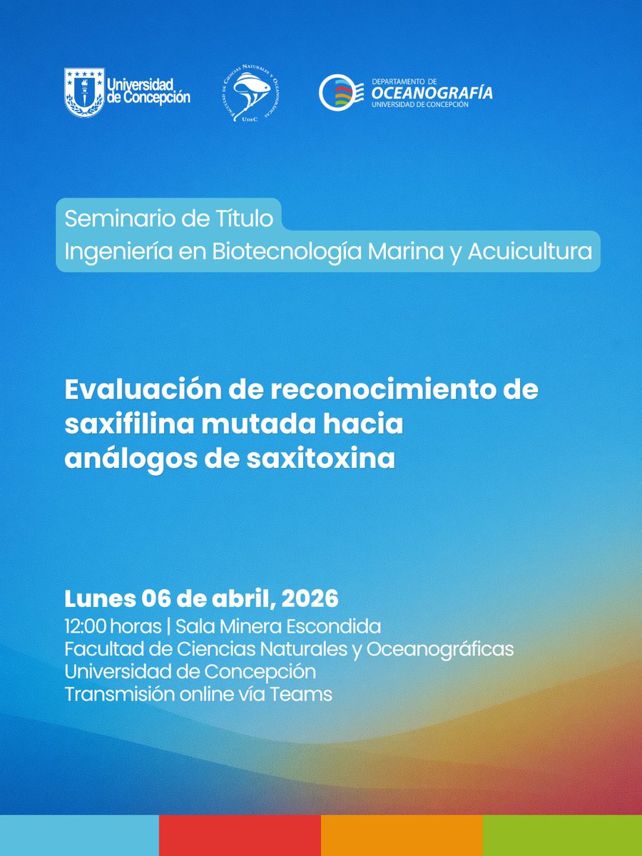 Departamento de Oceanografía UdeC tweet media