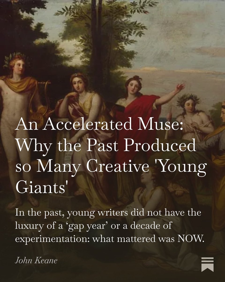 JohnFKeane2's tweet photo. An Accelerated Muse: Why the Past Produced so Many Creative 'Young Giants' https://t.co/m0p3FmtzIa https://t.co/KvY5AhwXi1