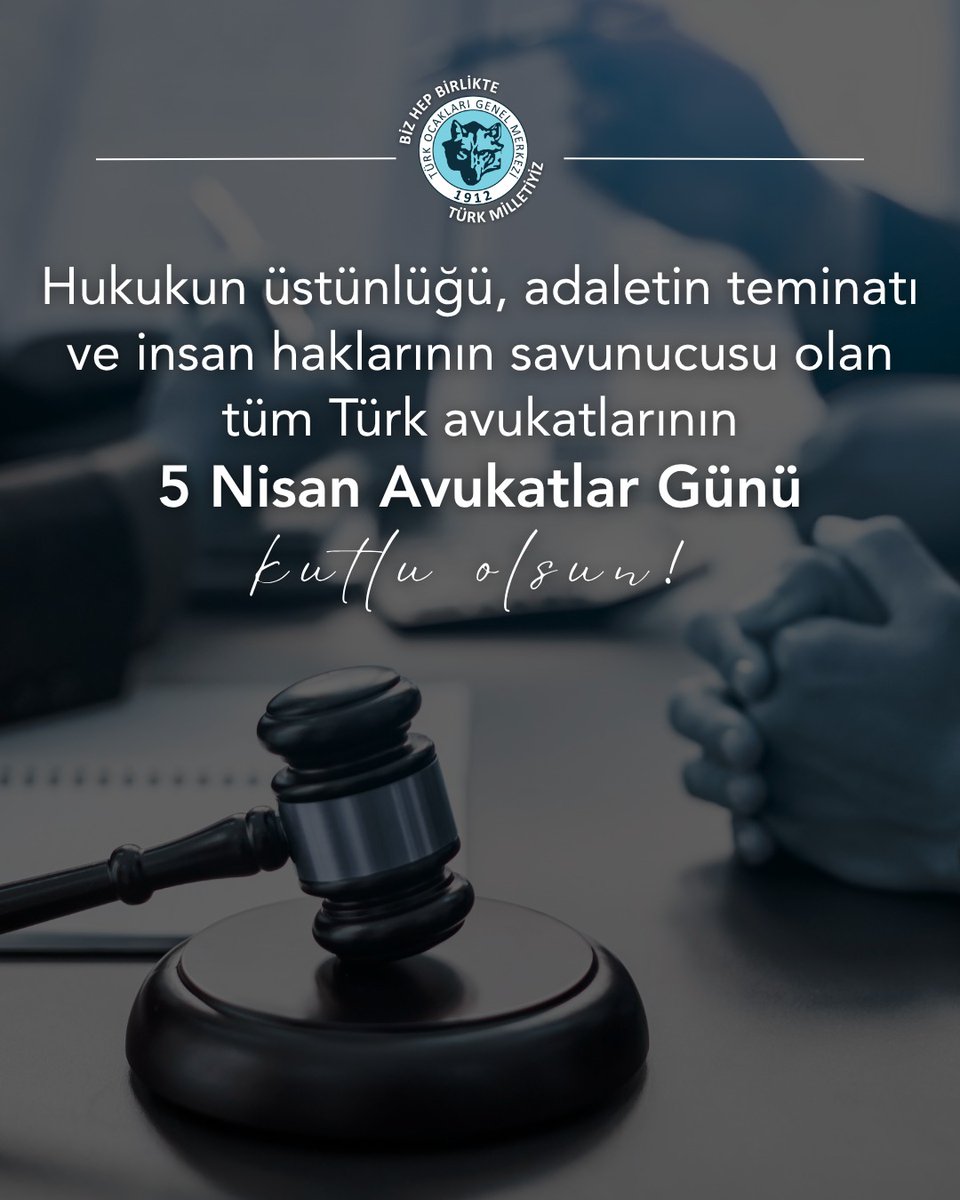 5 Nisan Avukatlar Günü Kutlu Olsun!