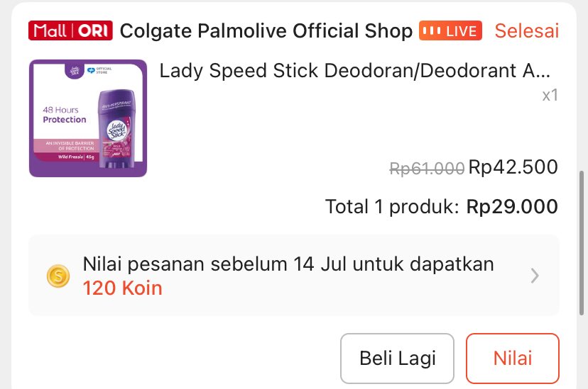 kpemda8's tweet photo. @ehhJal lady speed stick, dari semua deodorant ini yang paling okee sumpah mana wangi bangett wanginya tu awet seharian yang terpenting ga berbekas di baju🫰🏻 https://t.co/yncGET7bf3