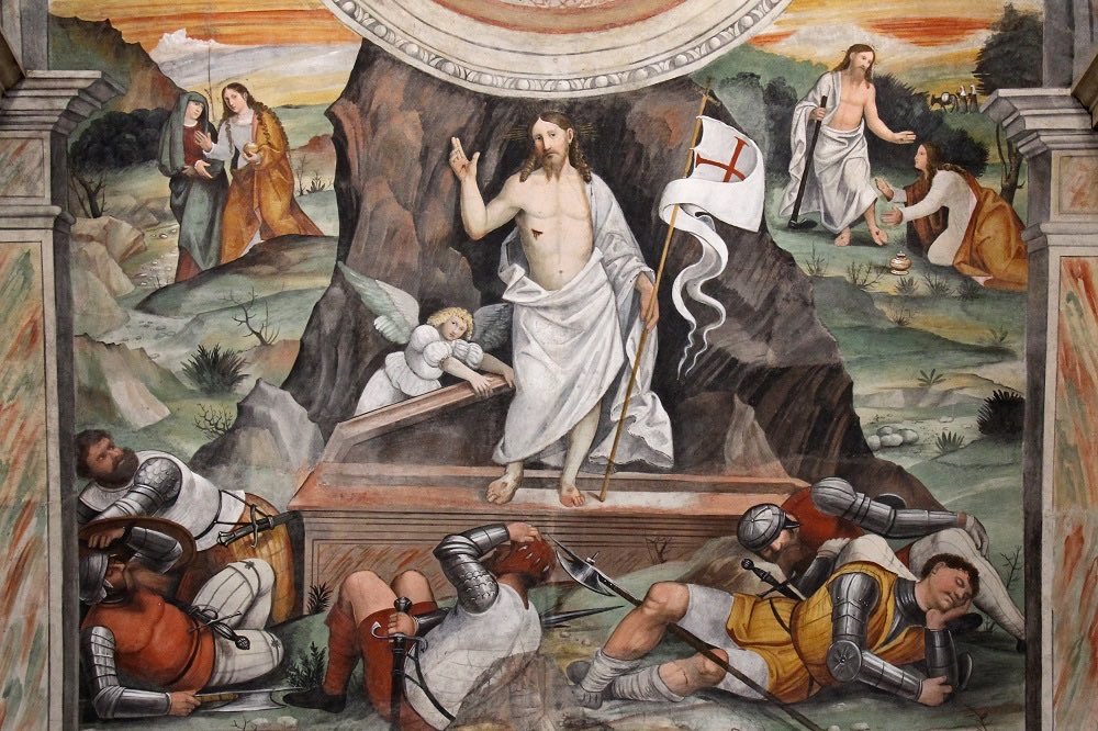 Kakaram's tweet photo. La tumba está vacía.
Cristo ha vencido a la muerte
y nos abre un camino de vida nueva.
¡Aleluya! En verdad Resucitó. 

✝️ #Resurrección 
 #PascuaDeResurrección https://t.co/vDnxcBbuia