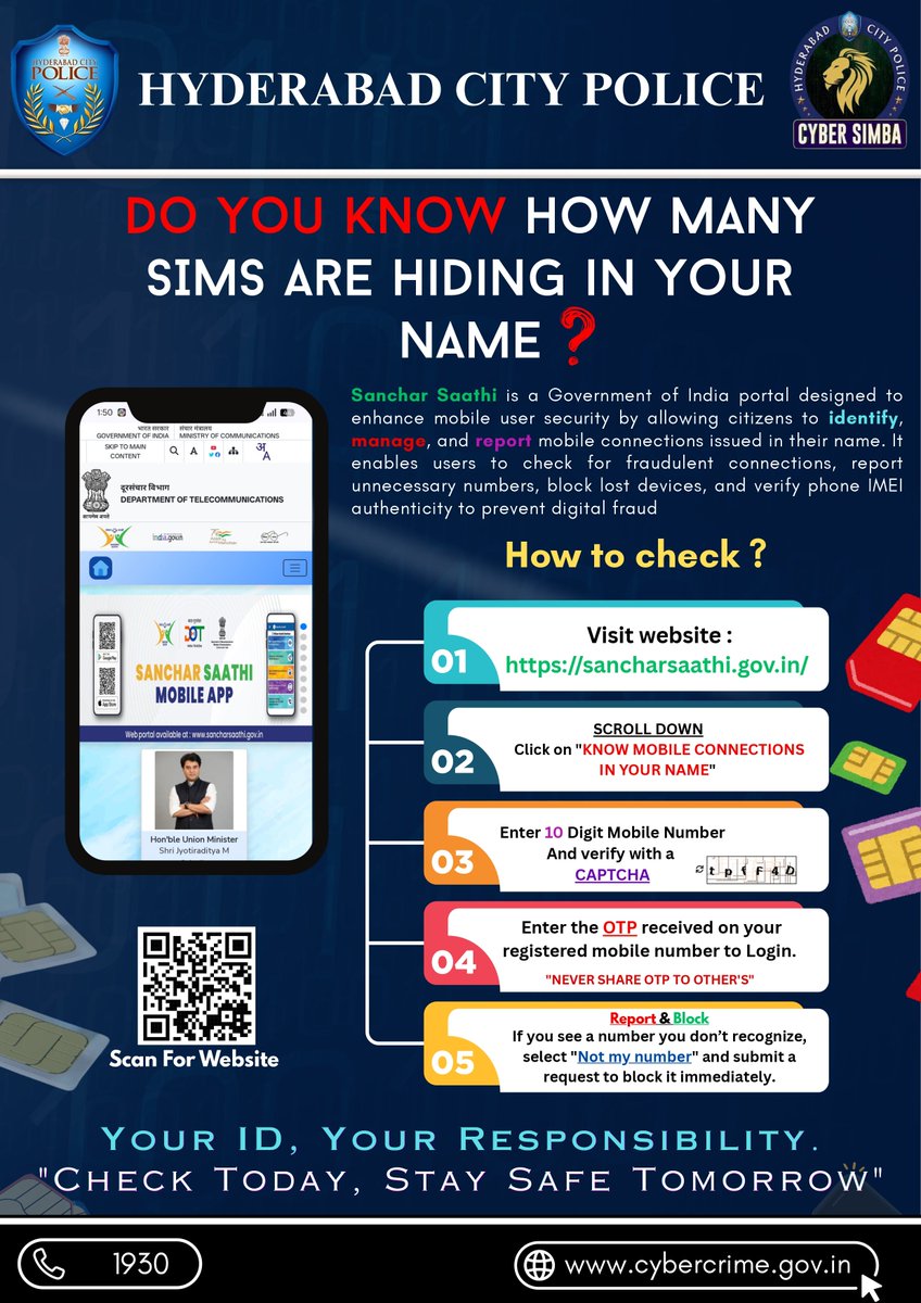 Cyber Crimes Unit Hyderabad tweet media