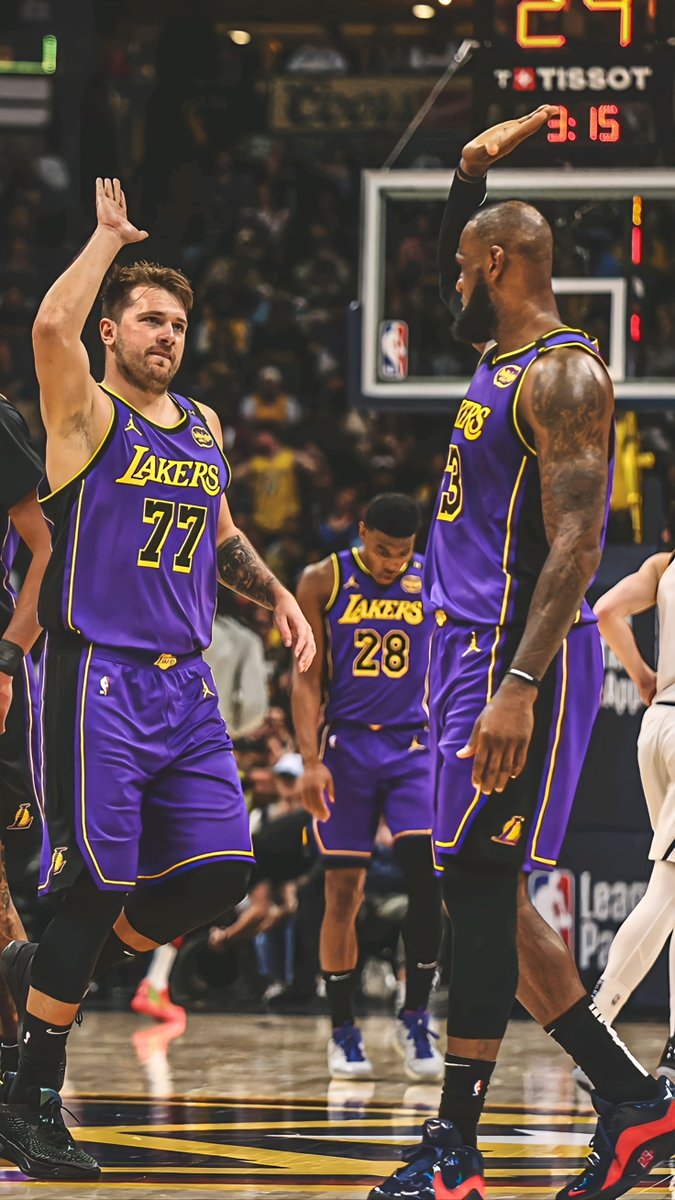 lynxchizzy's tweet image. can't spell LAL without Luka and LeBron! No. 77 + no. 23 = 💯🏆💍
#LebronJames #Kingjames #luka77