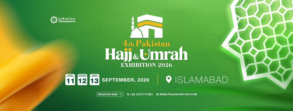 Follow the Pakistan Hajj and Umrah 2026  channel on WhatsApp: whatsapp.com/channel/0029Va…