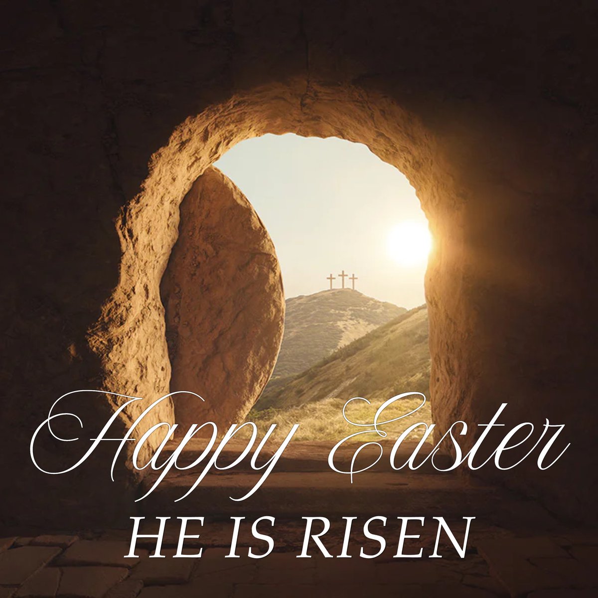 The tomb is empty! 👏🙌🙏