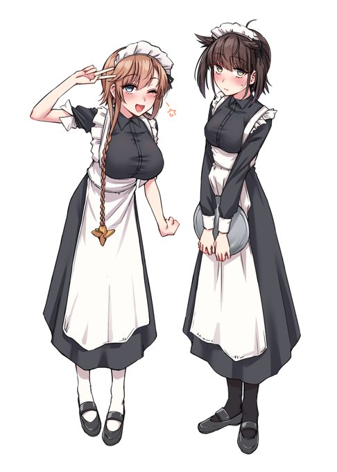 かわいいメイドさんたち