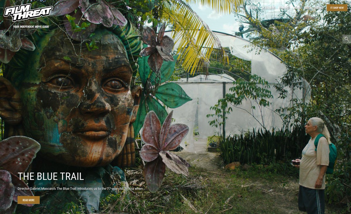 FilmThreat's tweet image. "Not ready to give up the life she loves, she embarks on a trip to check off one last item from her bucket list: flying in a plane." Ben Glidden follows the path of The Blue Trail.
filmthreat.com/reviews/the-bl… #SupportIndieFilm #TheBlueTrail #Drama