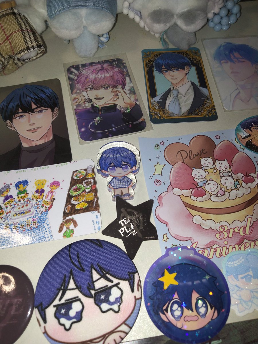saenggakkai's tweet photo. Sangat late post tapi baru sempet bongkar muatan 😆🙏🏻 freebies dan hasil jajanan dari event I Just Love Ya minggu laluu~ thank you all💙! 

@Characlostory @garamtsuki @vientagram @yuuhaming @chilbaekgu @pixelplay808 @Norimilk @starrrdst @pinkeuorenji @SulissTiani https://t.co/jRCQ7IffOX