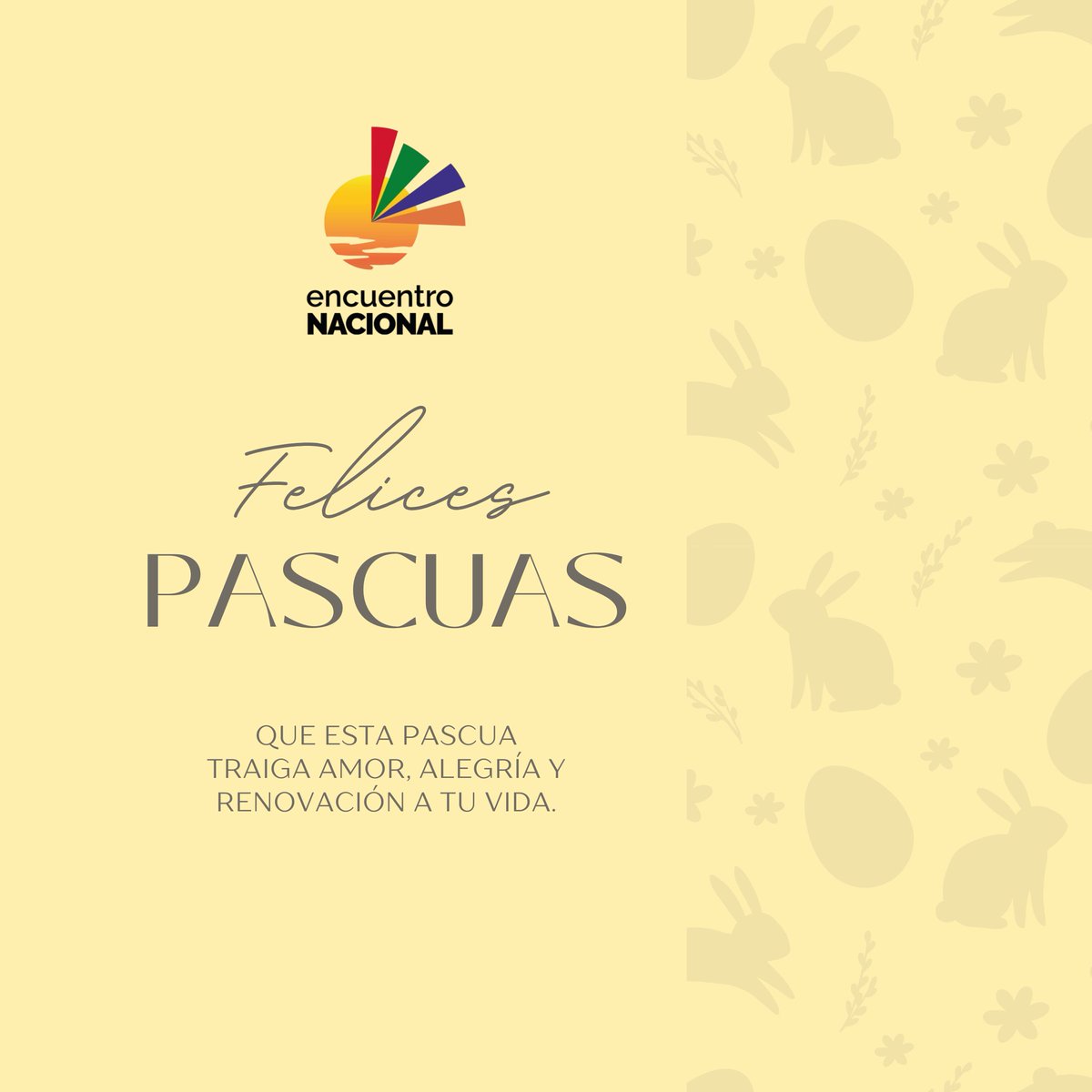EncuentroNacPy's tweet photo. Felices Pascuas para todos y todas! 💛 https://t.co/Ct1s8tEKl0