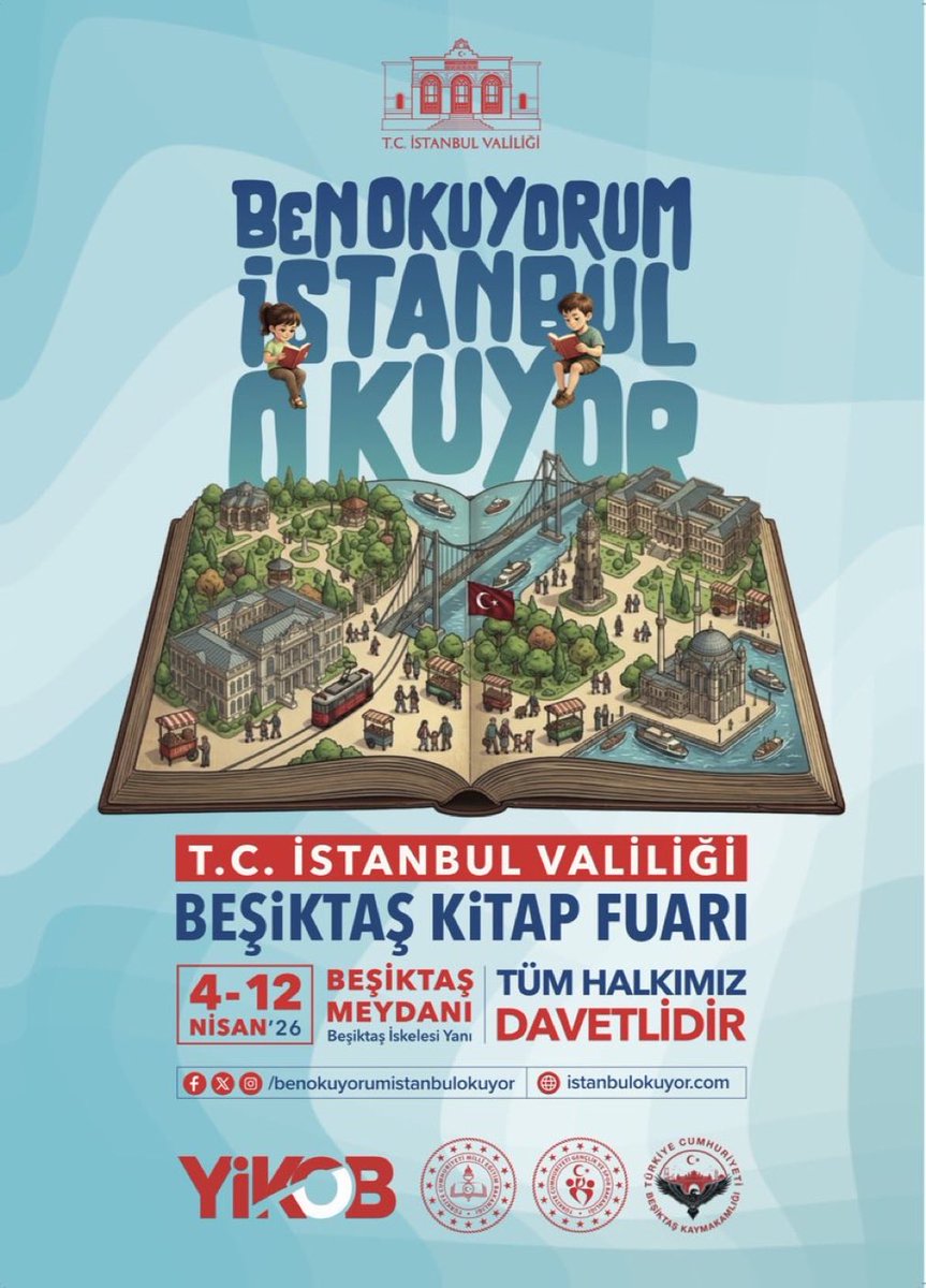 Kitap dostlarını Beşiktaş Kitap Fuarına bekleriz.
