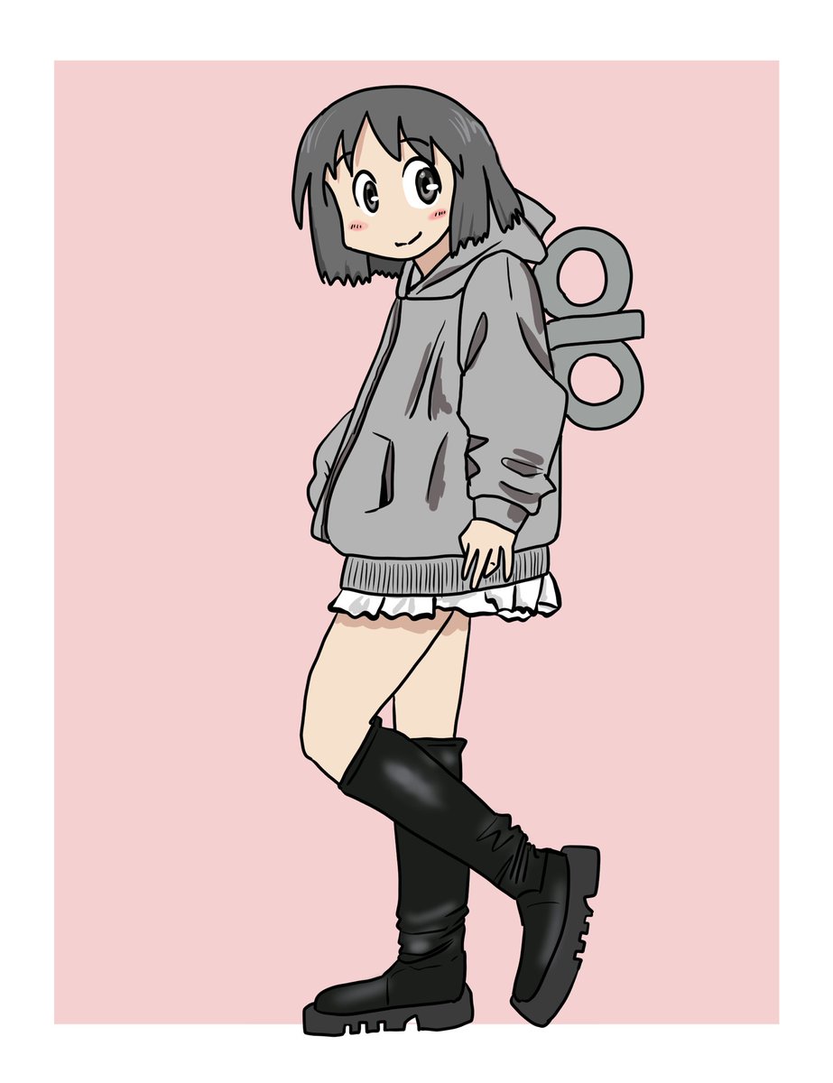 どうしても、なのちゃんにブーツを履かせたい👢
47枚目。

 #日常 #東雲なの #なの #nichijou
