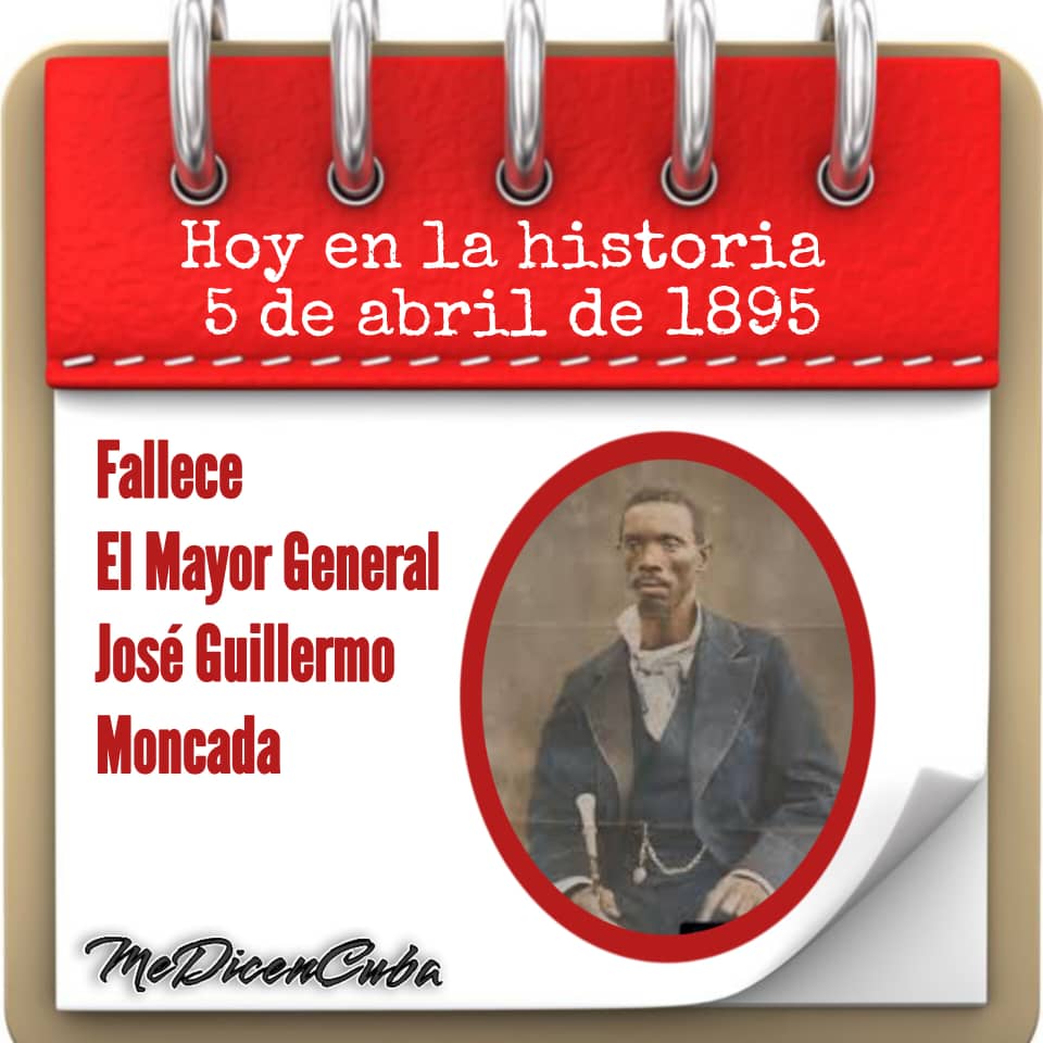 Honor y gloria al Mayor General José Guillermo Moncada, caído un 5 de abril de 1895 en las gestas independentistas. Su nombre vive en cada patriota. 🇨🇺 #CubaEstáFirme #100AñosConFidel @cubacubacons <a href="/HidysB/">Hidys Duménigo Baralt</a> <a href="/benederto/">Benederto Travieso Gómez</a>