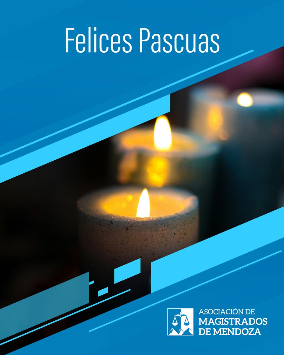MagistradosMza's tweet photo. Felices Pascuas
#Asociacion #Magistratura https://t.co/Z3rnKZScfB