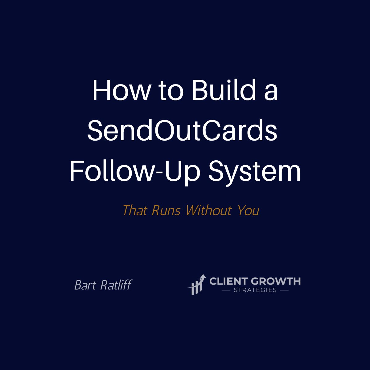 Sending one card is a gesture. Sending the right card at the right moment to everyone in your pipeline automatically is a system. Systems scale. New article on the blog breaks down the five-stage SendOutCards follow-up system.

clientgrowthstrategies.com/post/sendoutca…