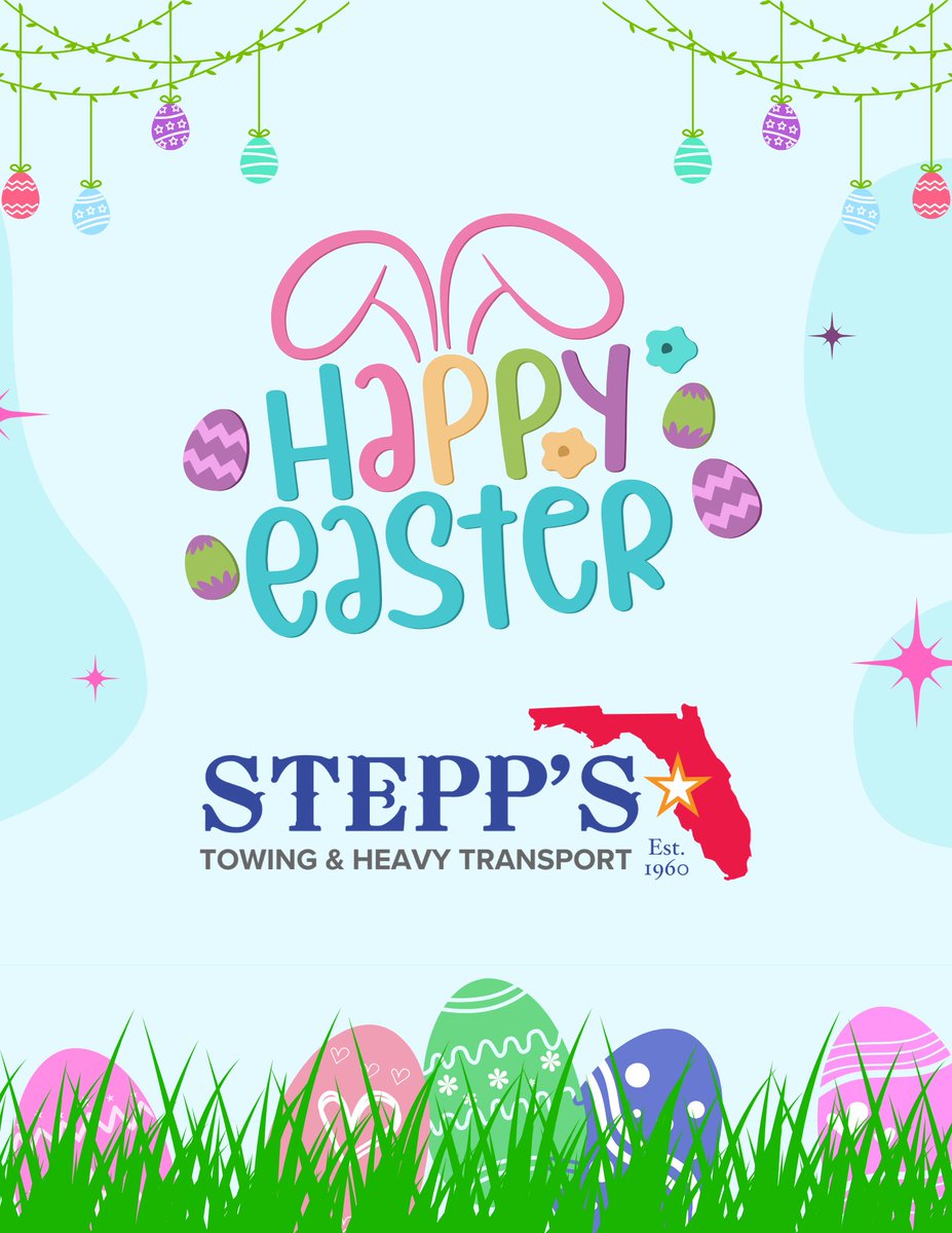 SteppsTowing's tweet photo. From all of us at #TeamSTEPPS we wish you a blessed and Happy Easter! https://t.co/jxDRG65Agf