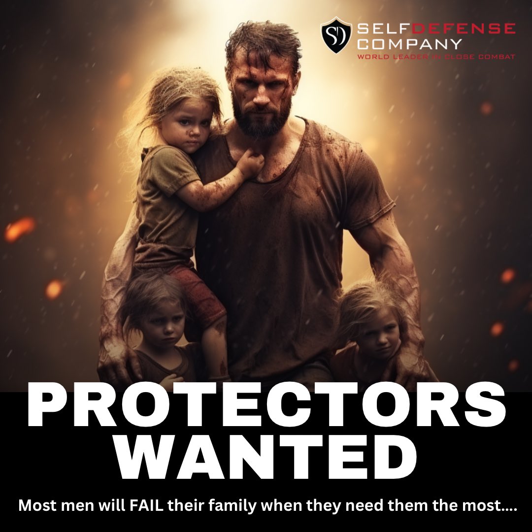 PROTECTORS WANTED

Most men will FAIL their family when they need them the most....
...because the majority of men have NO IDEA how to protect them in the moment of truth. And even the ones with an inkling of skill or courage SEVERELY overestimate what they can do when a real