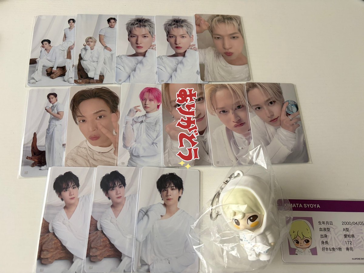 IopgOx's tweet photo. JO1 JO1DER SHOW 2026 永縁 EIEN
交換  トレカ ぷちじぇお

【譲】トレカ→與那城 白岩 金城 豆原 
　　ぷちじぇお→ 木全

【求】トレカ→木全(139>138)
　　ぷちじぇお→ わさび 

京セラで手渡し、または郵送
お気軽にお声掛けください！！😖

#jo1交換 #jo1讓 https://t.co/8V5gS5IGK7