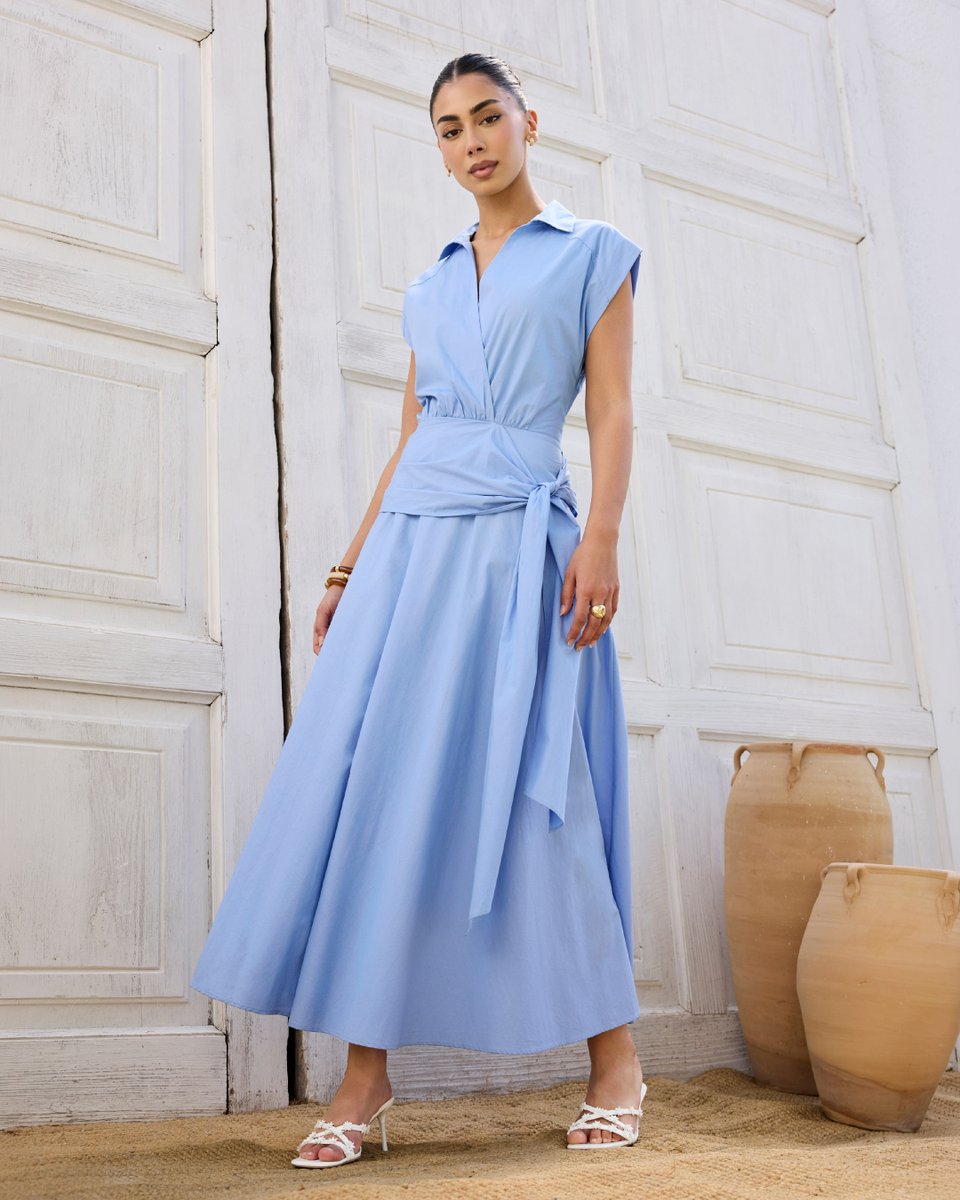 maxfashionMENA's tweet image. Work meetings, girls’ days out, family occasions, or spontaneous plans, this dress does it all.
Light, flowing, and a statement, all for just 90 SAR.

#MaxFashion #NewCollection #SummersDressing #Women’sFashion #ElegantStyle