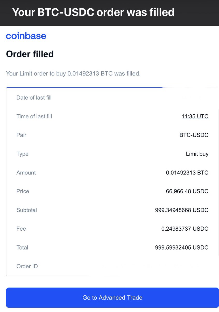 My DCA on $BTC stops at $100k.

We still have plenty of time!

Use <a href="/coinbase/">Coinbase 🛡️</a> advanced trading for lowest fee.