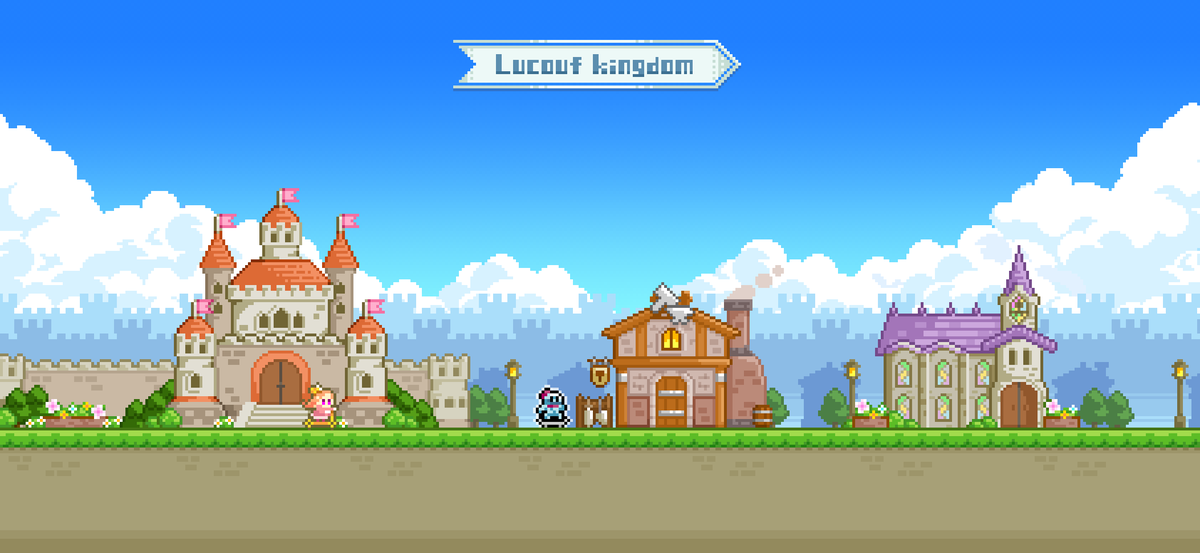 MaroruGames's tweet photo. 王国🏰　
ここで強化したり武器作ったり
#gamedev #pixelart https://t.co/KybpH6cMuL