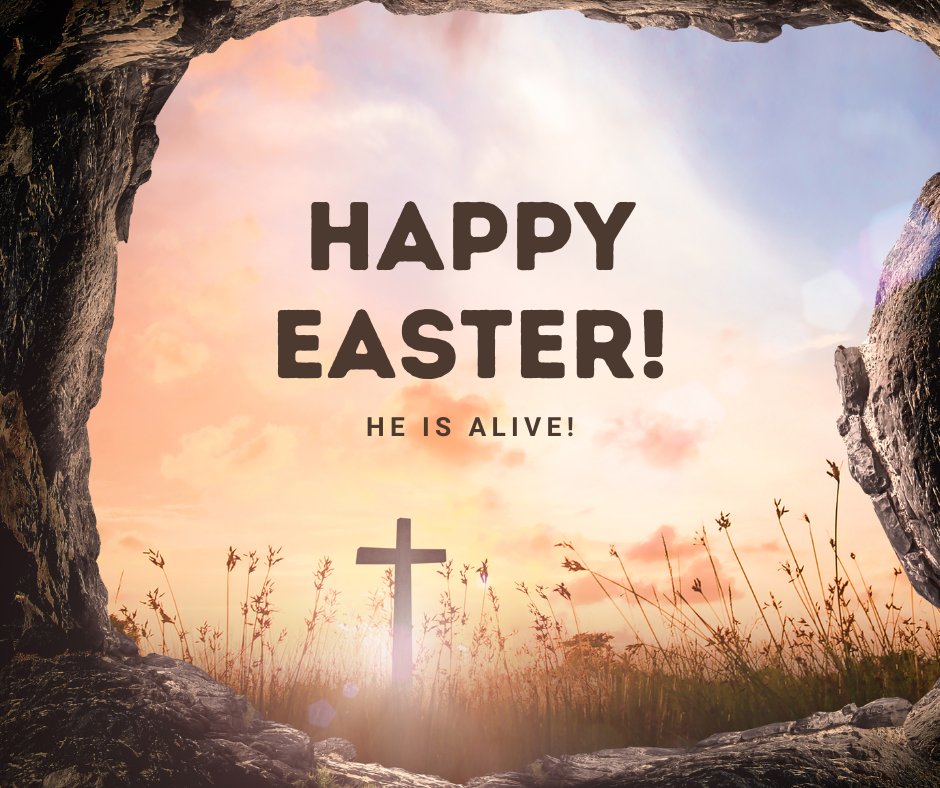 Hallelujah, our Lord Jesus is risen and reigns today! ✝️ 

We pray that our students, families, staff and community feel encouraged, uplifted, and filled with hope this season. 

Wishing you all a joyful and blessed Easter!