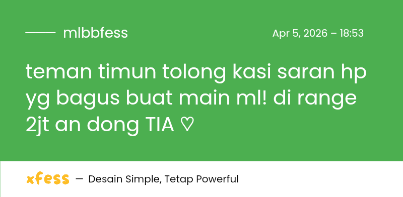 Mobile Legends Menfess tweet media