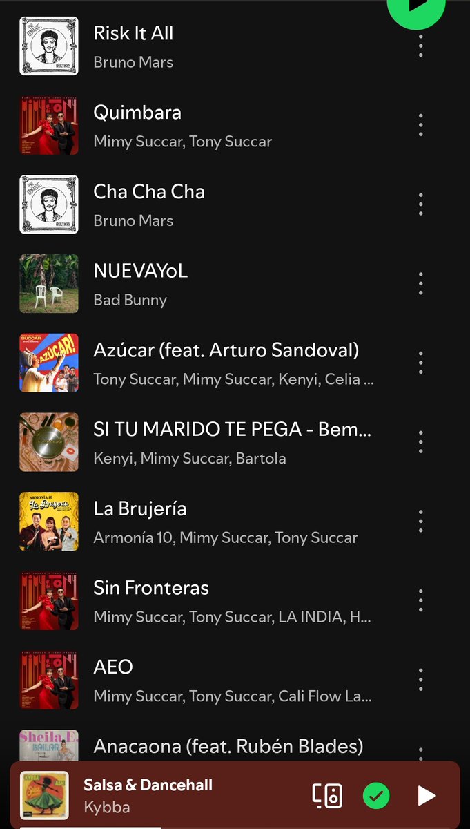 playlistku isinya latin semua 🙏