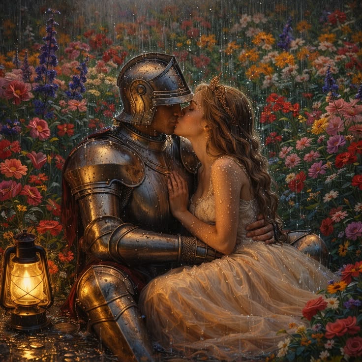 "Even the strongest armor on earth cannot resist your single glance. I am your prisoner."