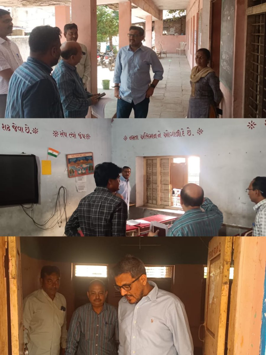 CollectorAnd's tweet photo. ૧૧૧- ઉમરેઠ વિધાનસભા પેટા ચૂંટણી-૨૦૨૬ અન્વયે આજરોજ ઉમરેઠ વિધાનસભા મત વિભાગના ઉમરેઠ અને પણસોરા ખાતેના ક્રિટિકલ મતદાન મથકોની ચકાસણી કરી.
@ECISVEEP @SpokespersonECI @CEOGujarat @PIBAhmedabad @InfoGujarat @InfoAnandGoG https://t.co/ff4FkJwLWs