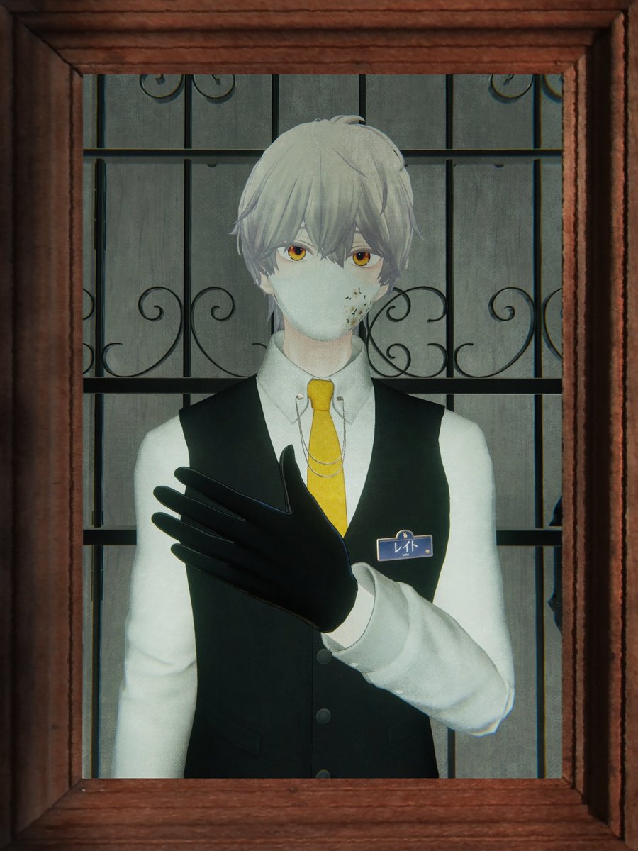 新たにお屋敷で働く事になった執事をご紹介いたします🐰

【執事紹介】
レイト

レイトからのメッセージ
「皆様に素敵なひと時をお過ごしいただけるよう、お手伝いさせていただきます。」
#VRC少年メイドハウス