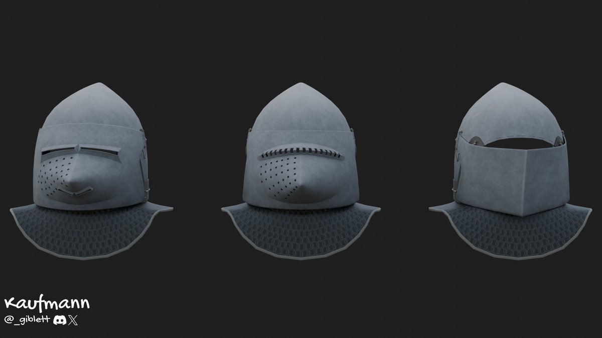 _giblett's tweet photo. I finally got to texturing the visors, I'll make a portfolio render of them later!1!! this one is for roblox ugc.
#Roblox https://t.co/uC0dYGyB97