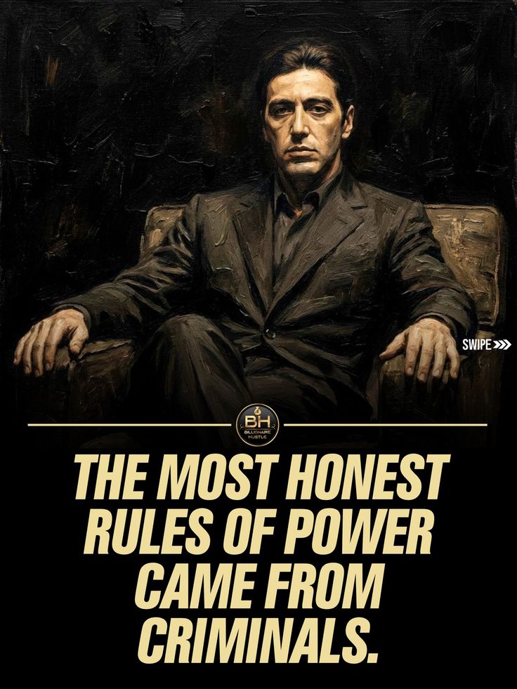 ALetterToMySons's tweet photo. The Most Honest Rules Of Power Came From Criminals.

A Thread. https://t.co/9PnTGIGrGD
