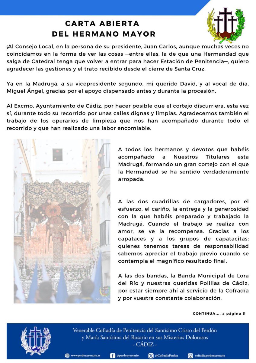 Cofradía del Perdón tweet media