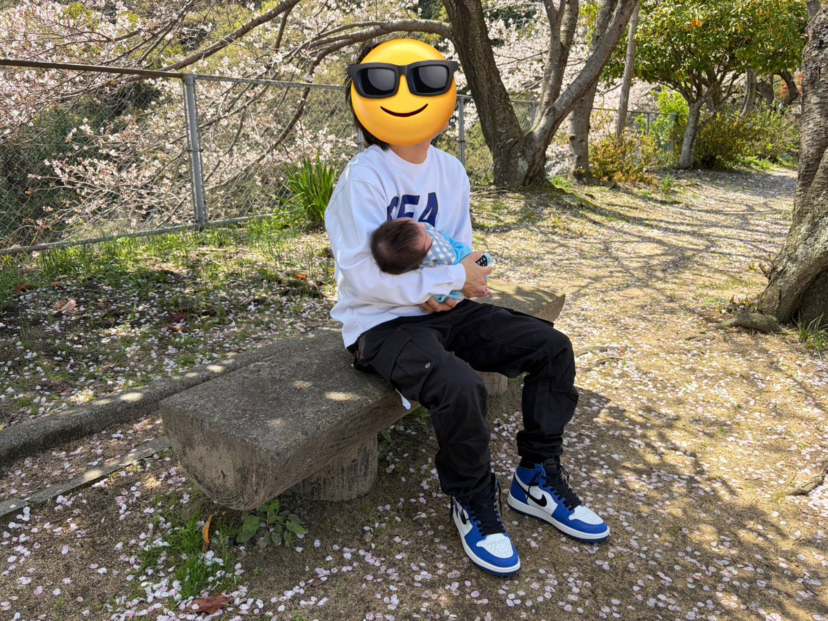 ムッスメをお花見に連れ出してみました