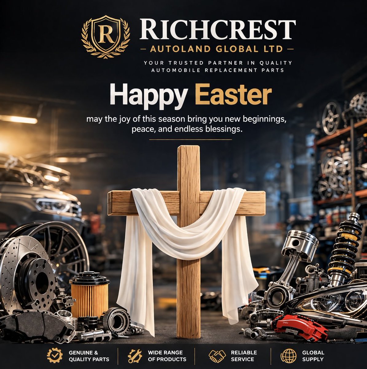 Richcrest09's tweet photo. Happy Easter Day 🤪
From the entire Staff of Richcrest Autoland Global Ltd . https://t.co/faXcin0yRc