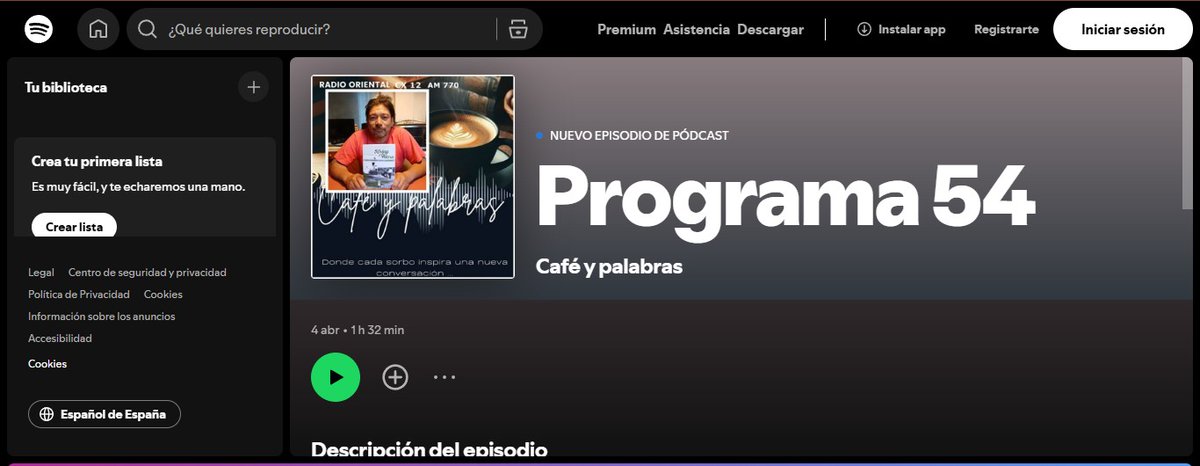 pebuwar2's tweet photo. https://t.co/R9lEkvdhCa Programa 54 de Café y palabras en Spotify. Laureano #Huayquilaf en entrevista. #Rosenzwit https://t.co/vKlj2yDuTU