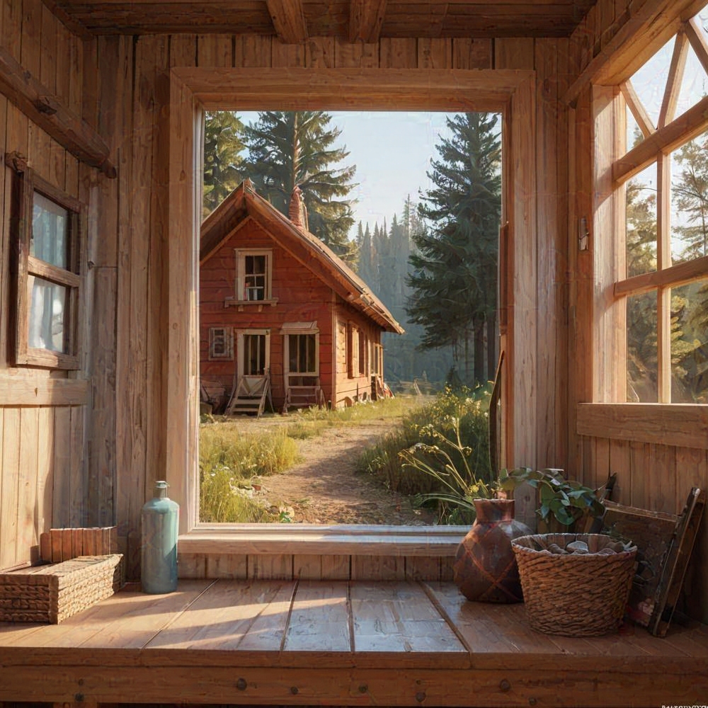 MurkHaunt's tweet image. #background_art #cabin #snug #art